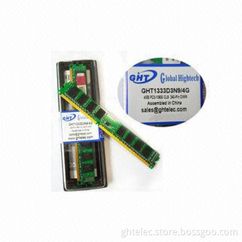 Desktop 1,333MHz DDR3 SDRAMs 4GB with Lifetime Warranty, RMA Less Than 1% and Original ETT Chipsets
